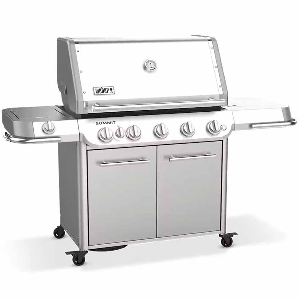 Weber Summit FS38S Acciaio Inox Barbecue a Gas con Sear Zone Infrarossi e Girarrosto 4