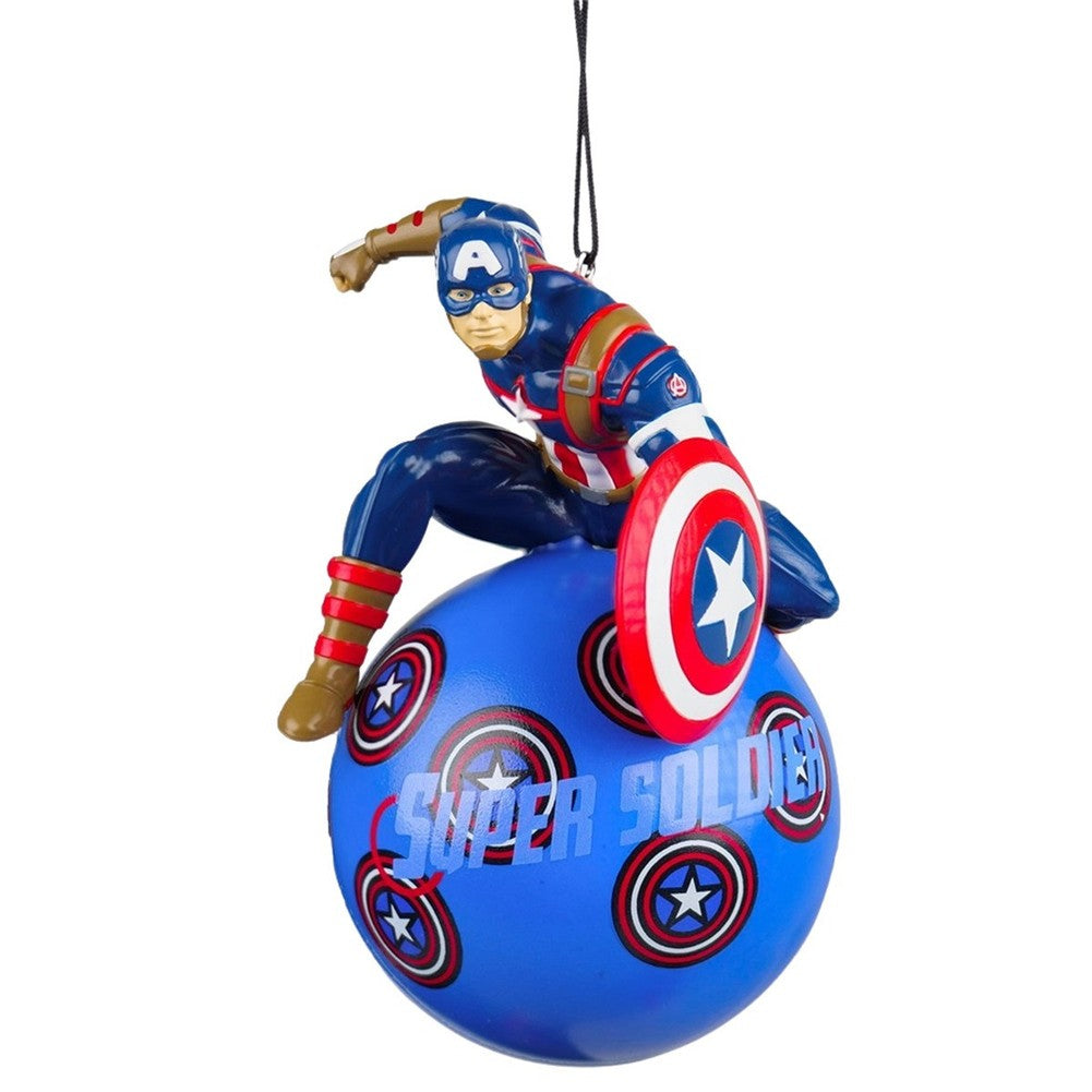 Pallina di Natale 3D Marvel Capitan America Super Soldier 1