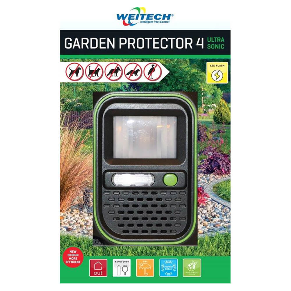 Dissuasore per animali con flash e ultrasuoni Garden Protector 4 2