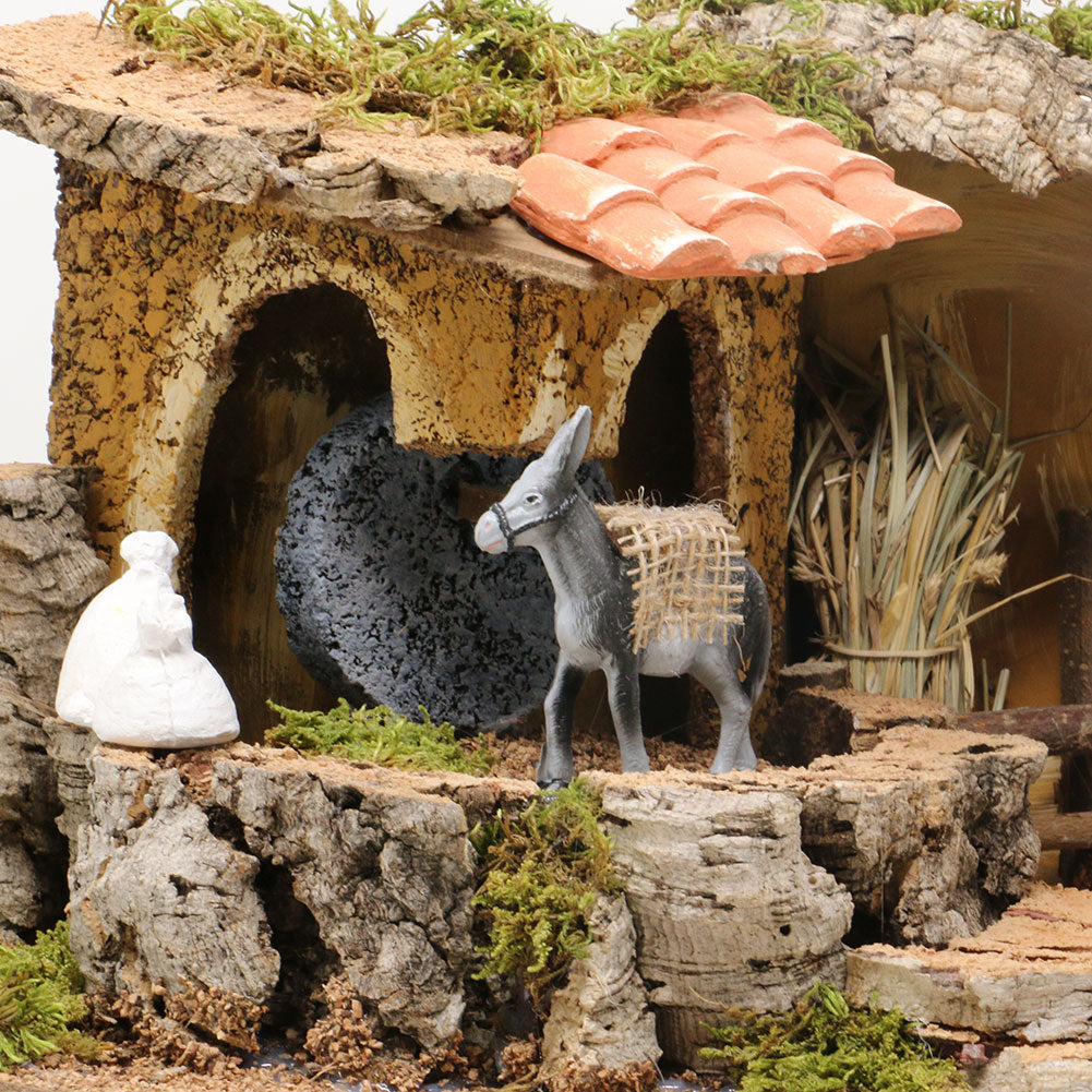 Capanna illuminata con macina 52x31x25cm 3