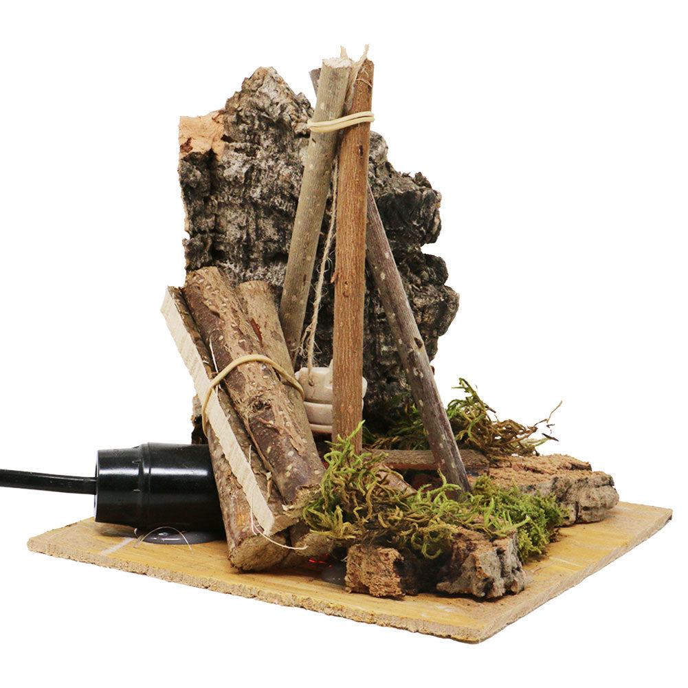 Fuoco con secchio 15x15x15cm 4