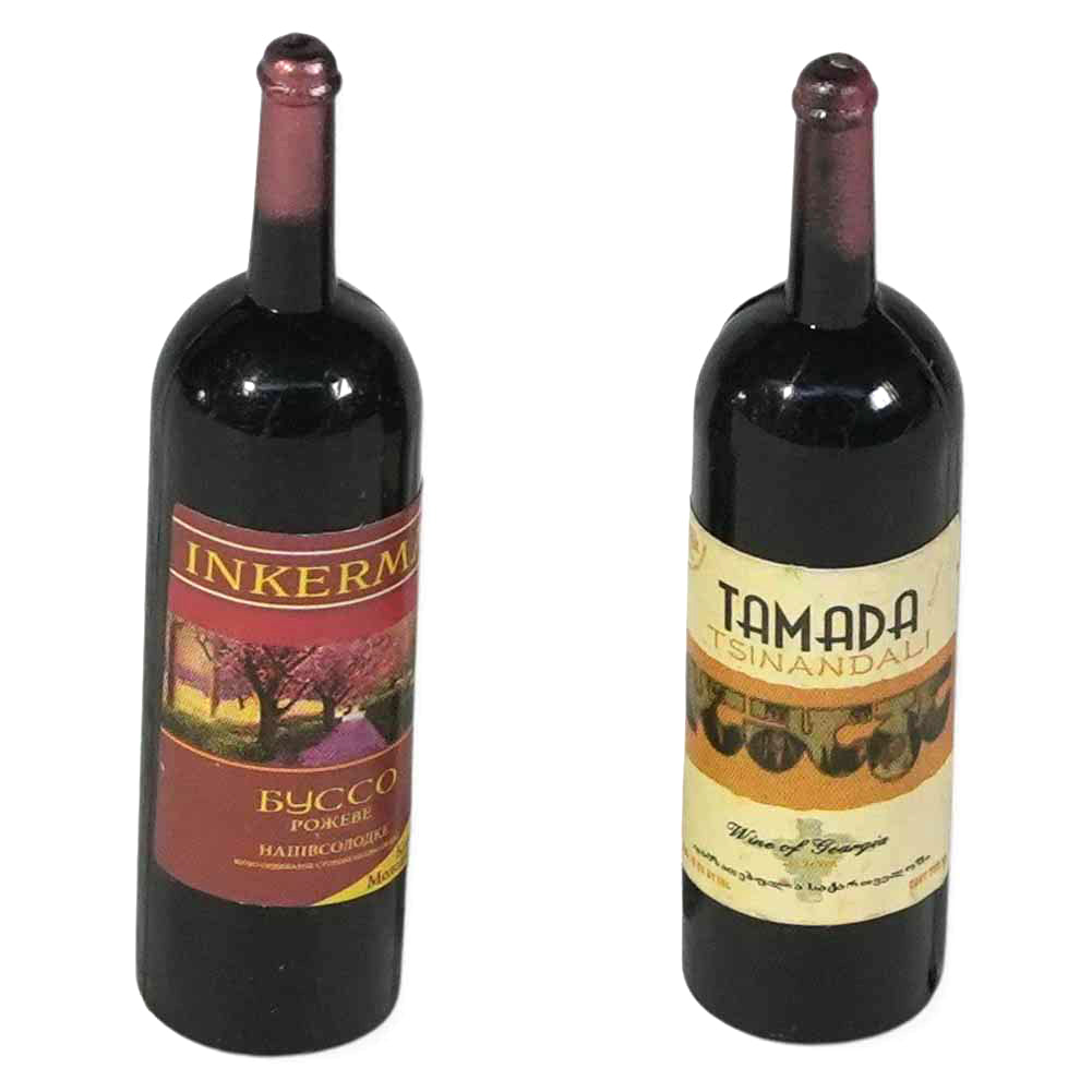 Bottiglia di vino 5cm set da 2 1