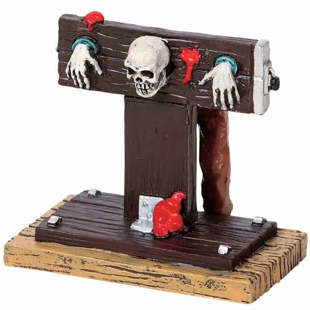 In The Stocks Spooky Town Lemax Cod 92611 1