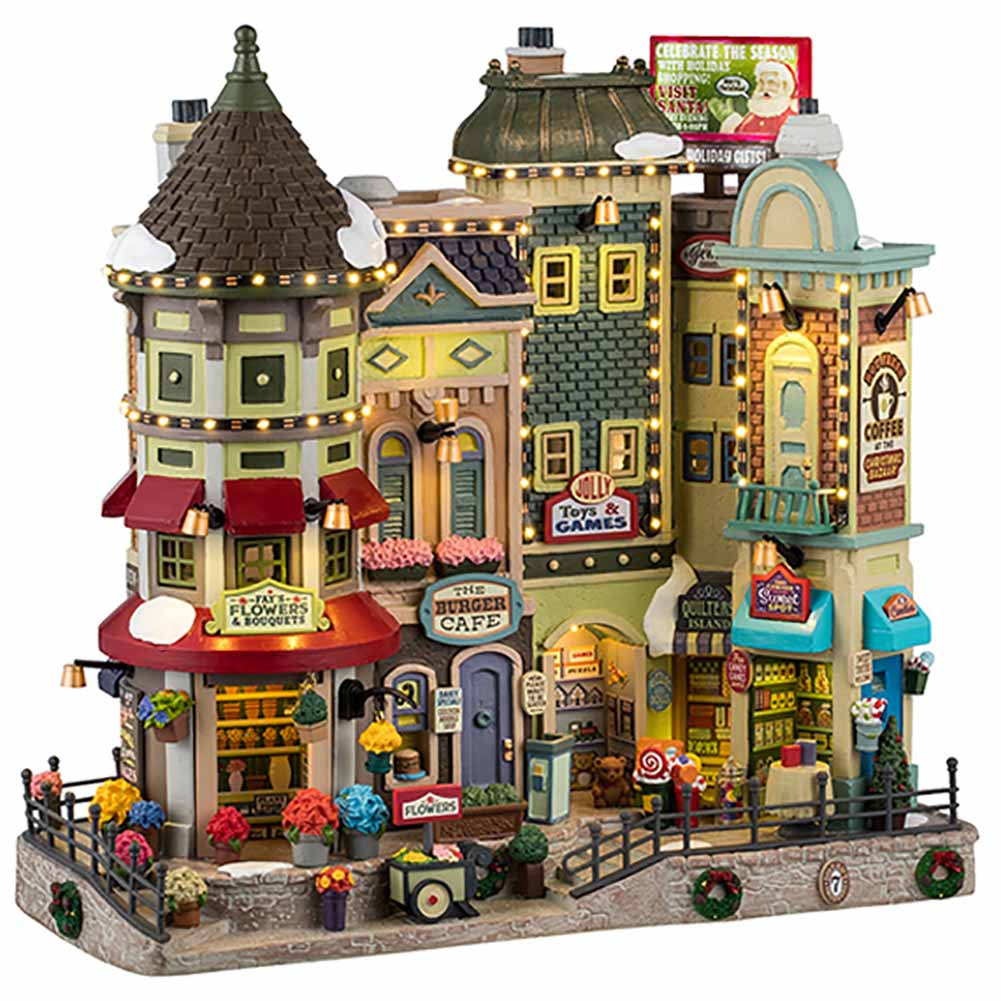 Jingle Bell Bazaar Caddington Village Lemax Cod 45227 1