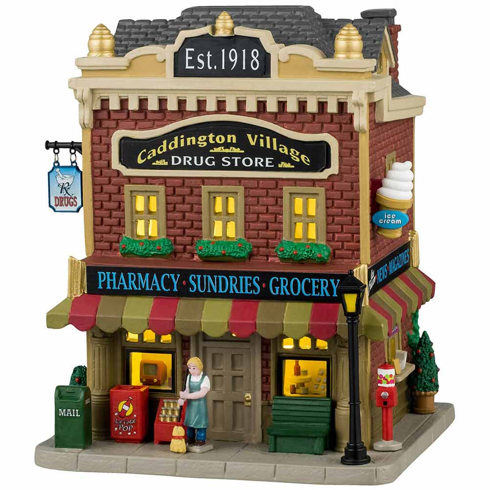Drug Store Caddington Village Lemax Cod 45272 1