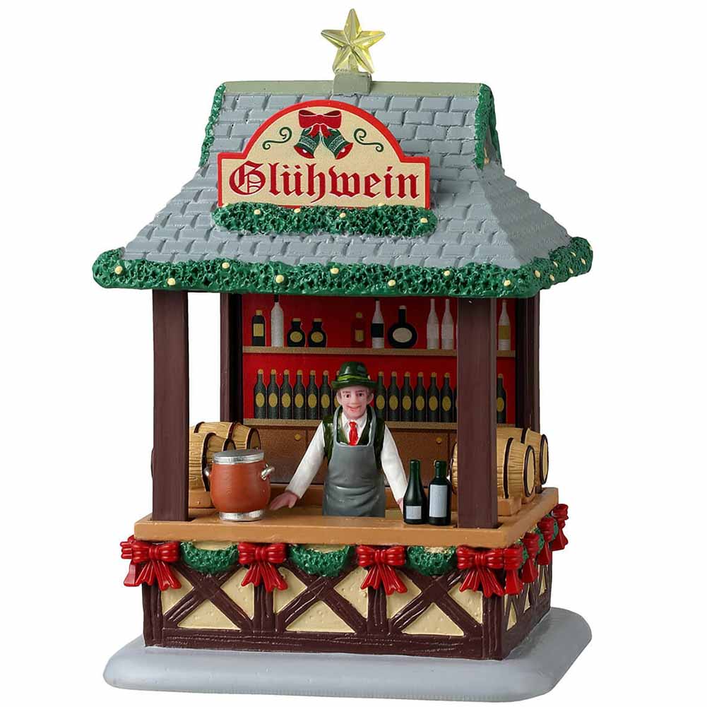 Stand Gluhwein Caddington Village Lemax Cod 43714 1
