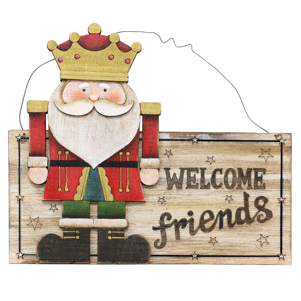 Fuoriporta con Re Nutcracker o Soldatino Nutcracker 22x19cm 1pezzo 2