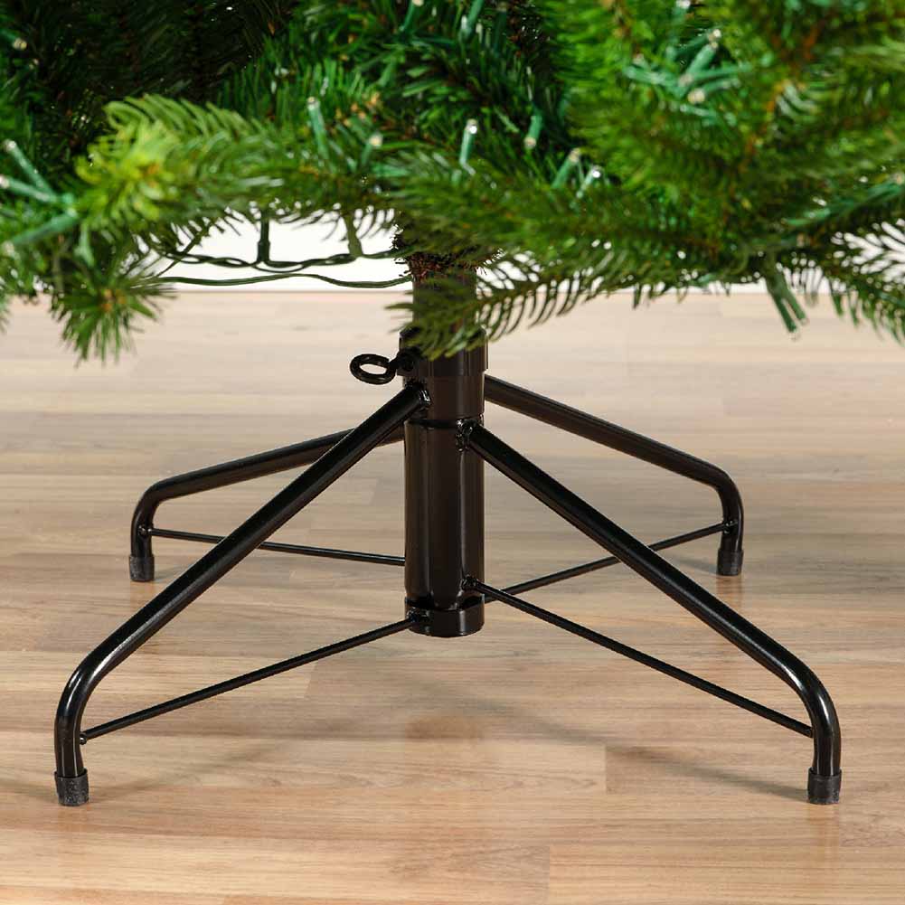 Albero di Natale Illuminato Abete Courmayeur 180cm 3000Led bianco caldo 4