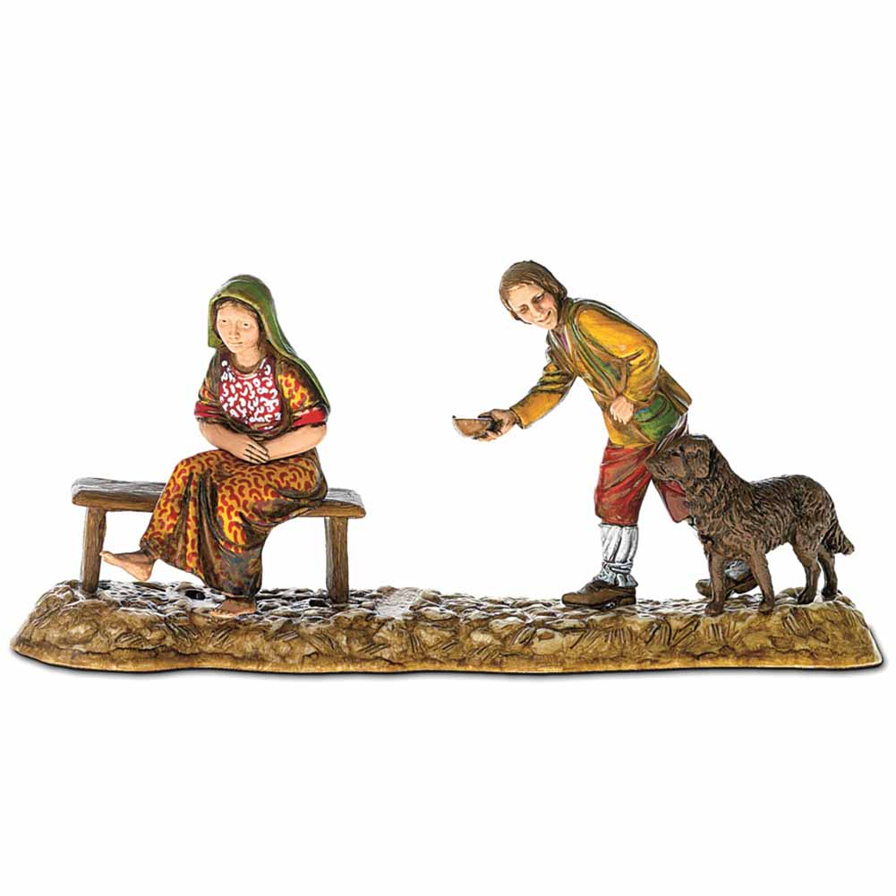 Statuina Presepe Mendicante 10 cm Moranduzzo 1