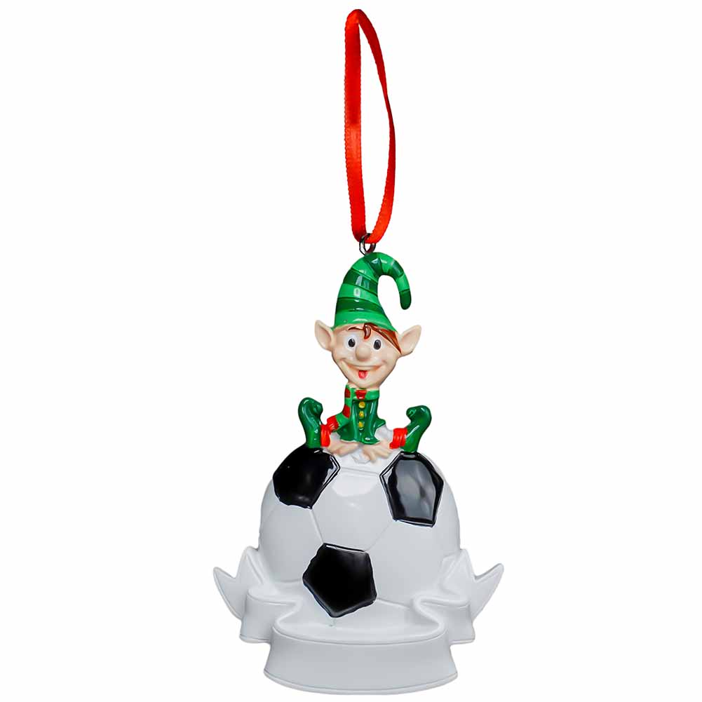 Pendente personalizzabile Elfetto su palla da calcio Elfidea 1