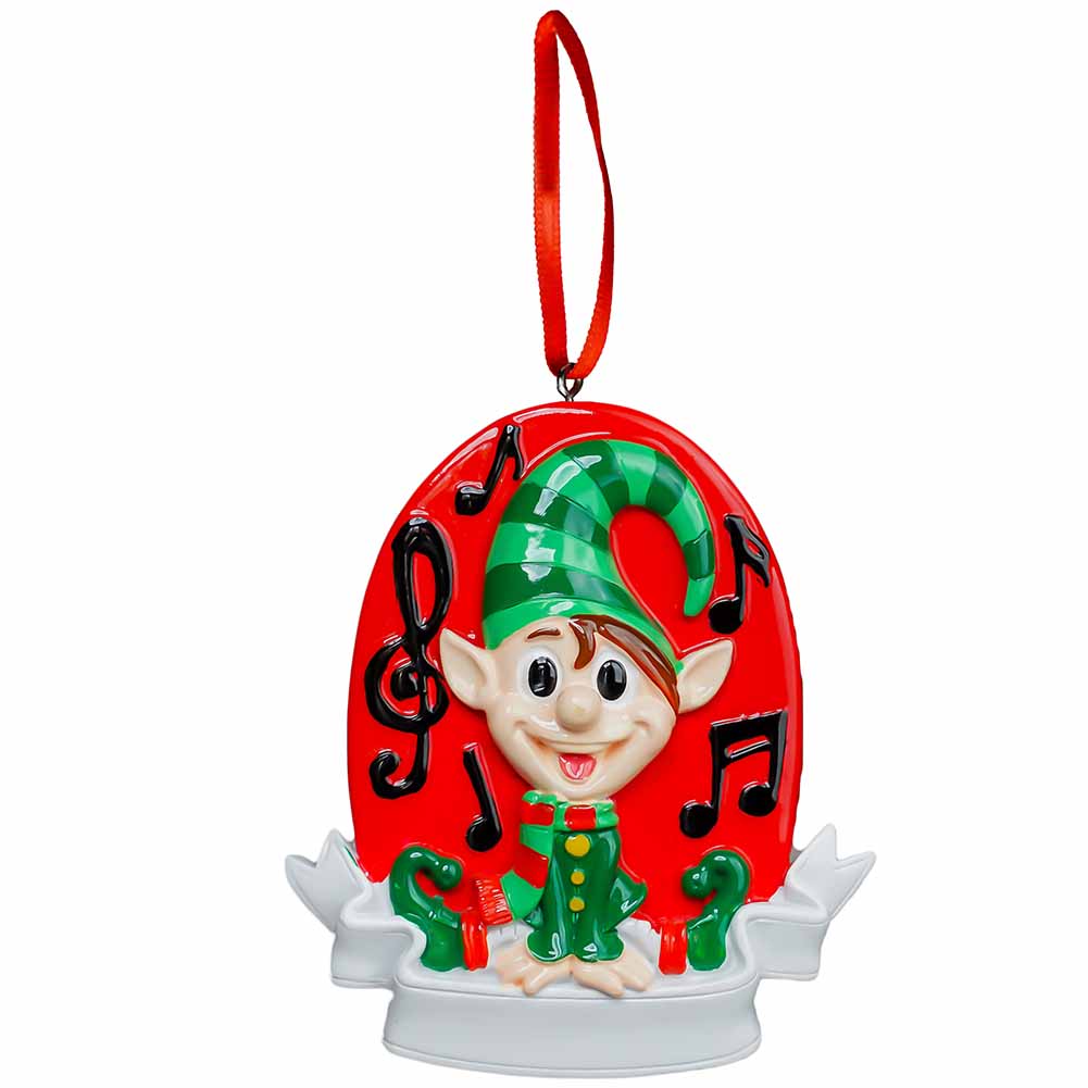 Pendente personalizzabile Elfetto amante della musica Elfidea 1