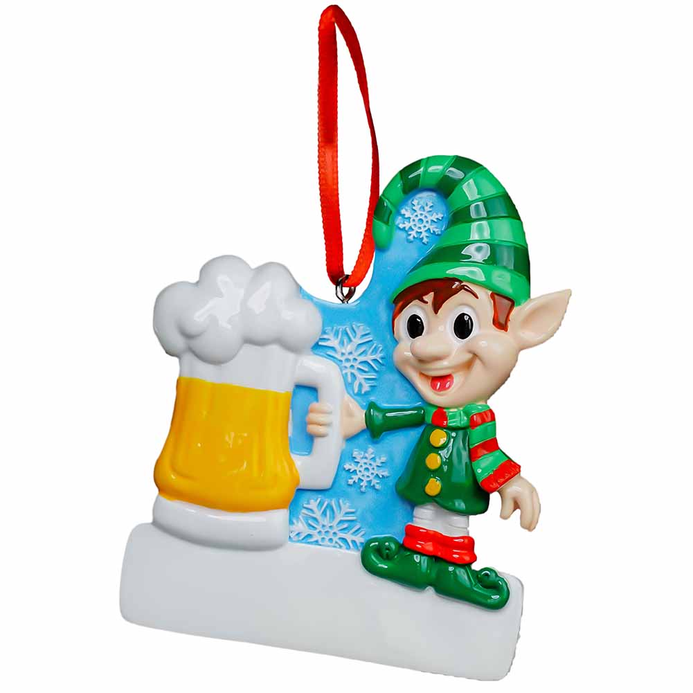 Pendente personalizzabile Elfetto con birra Elfidea 1