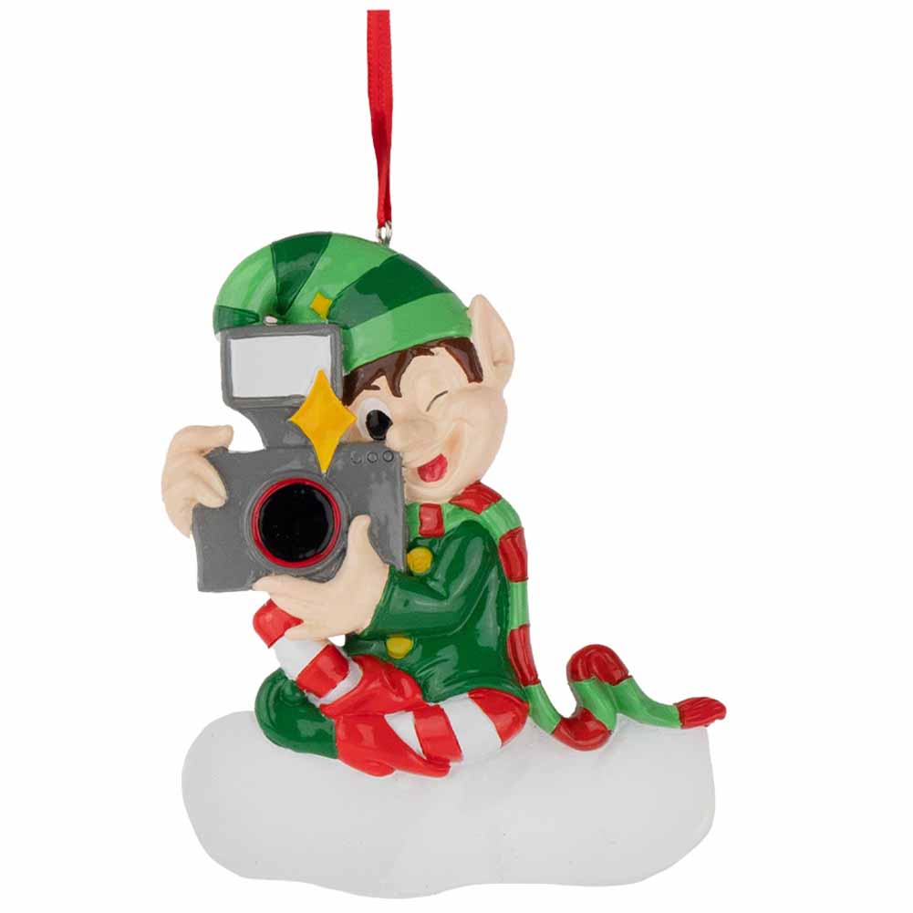 Pendente personalizzabile Elfetto fotografo Elfidea 1