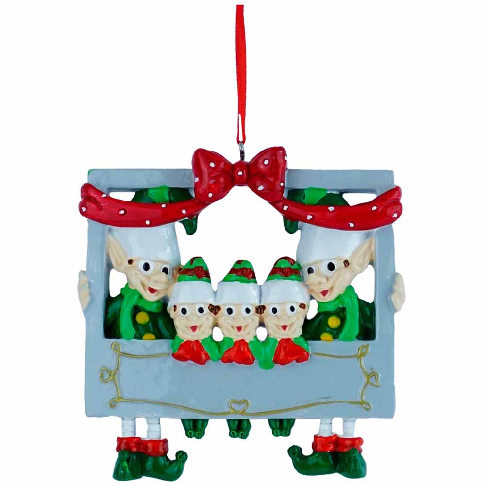 Pendente personalizzabile Cinque Elfetti con quadretto Elfidea 1