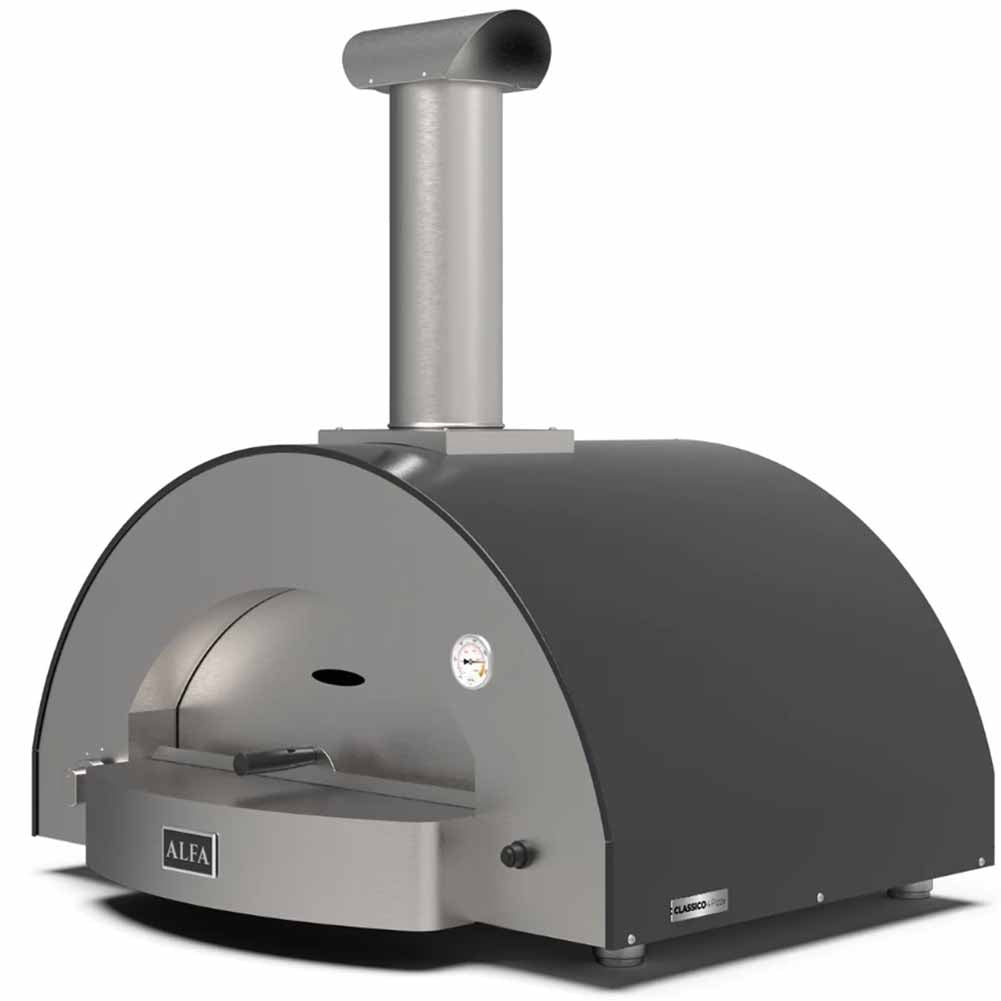 Forno pizza a legna Classico 4 pizze Grigio Alfa FXCL4PLGRA 2