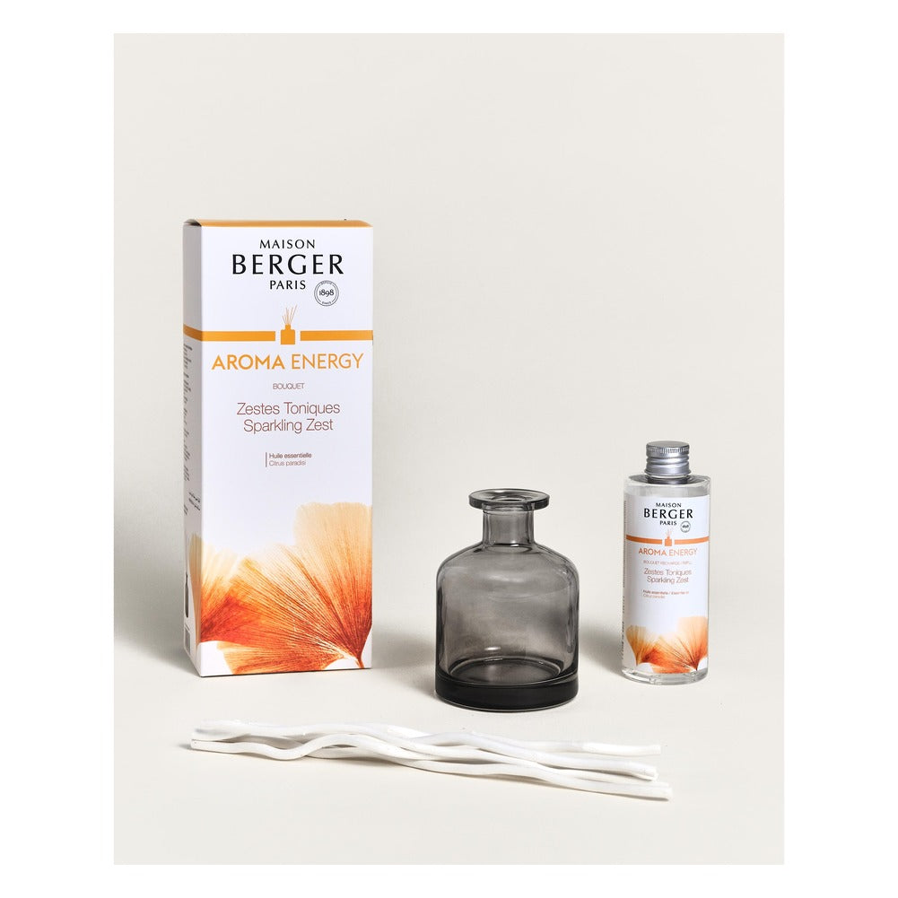 Diffusore a Bastoncini Maison Berger Aroma Energy – Energy Zestes Toniques 180 ml 1