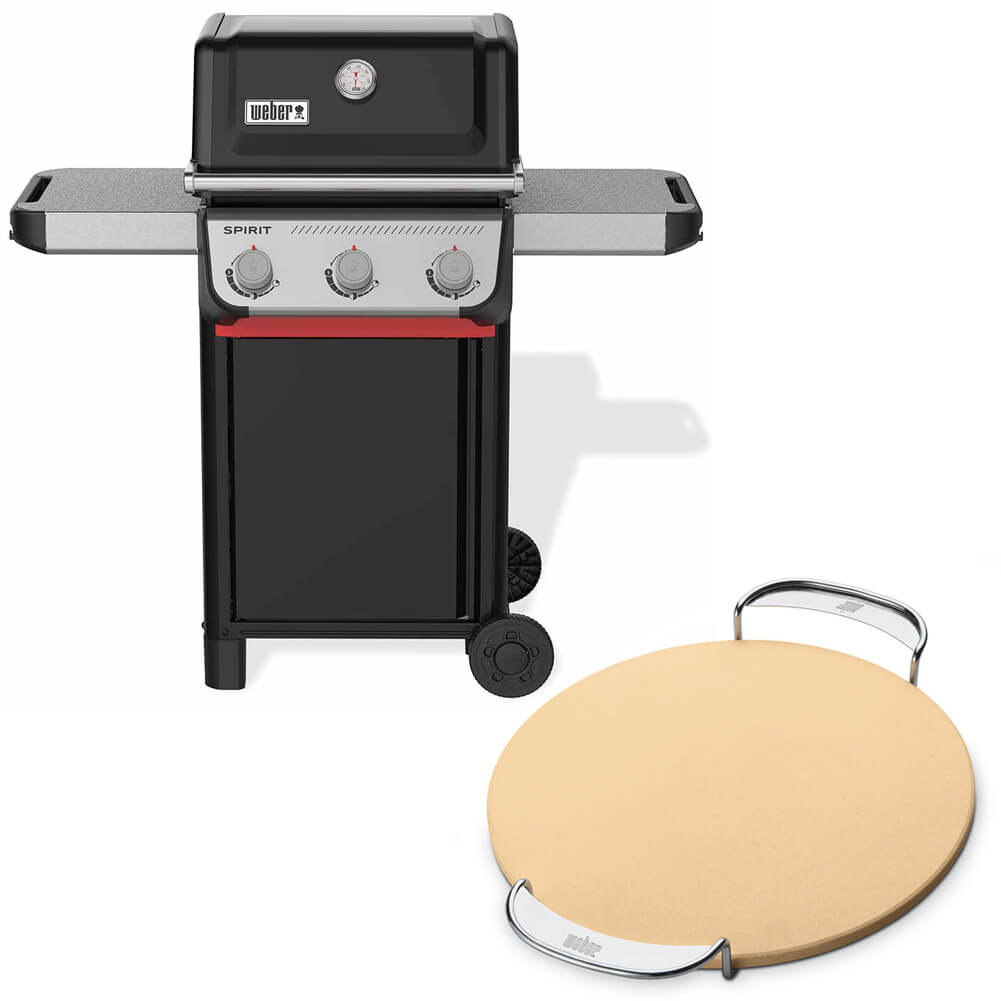 Barbecue a gas Weber Spirit E-310 + Pietra per pizza Weber 1