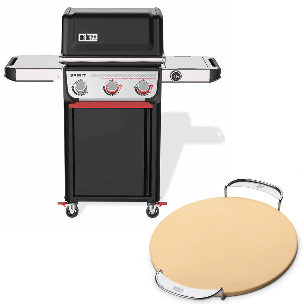 Pacchetto Barbecue a Gas Weber Spirit + Pietra per Pizza 1