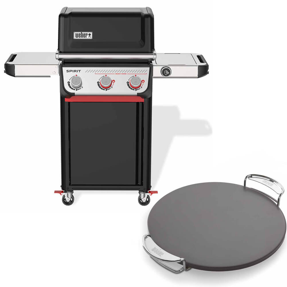 Pacchetto Barbecue a Gas Weber Spirit + Pietra per Pizza 1