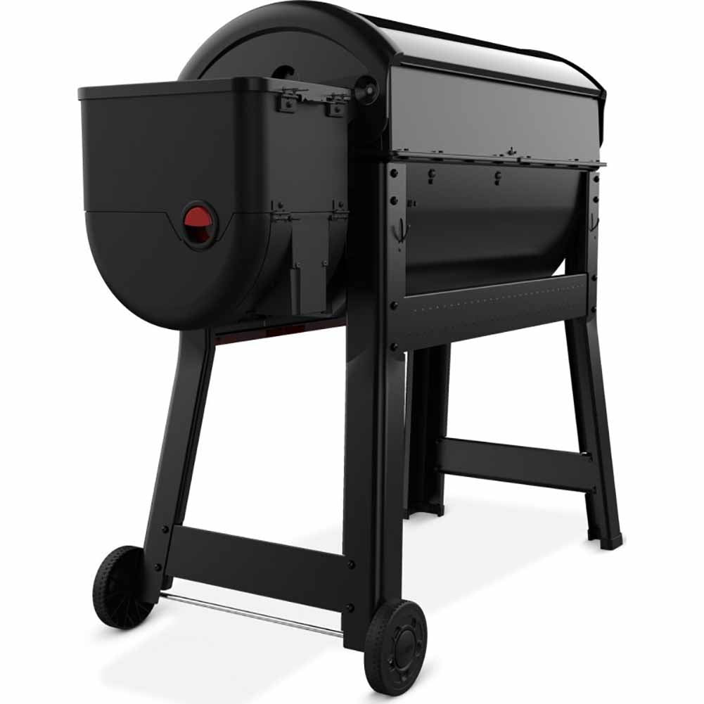 Weber Smoque XL barbecue a pellet con supporto cottura per pollo Gourmet Barbecue System 5