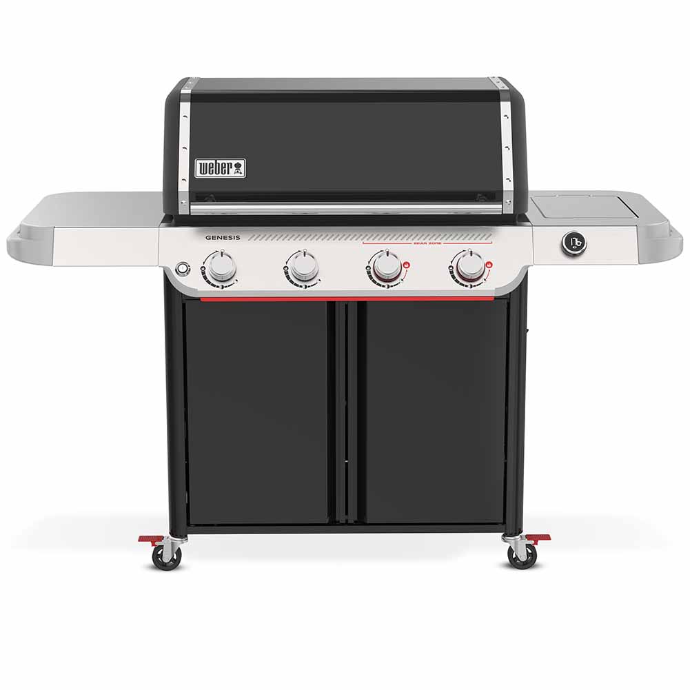 Weber Genesis E-425W Barbecue a gas 4 bruciatori con Sear Zone Boost e copertura Weber Premium 2