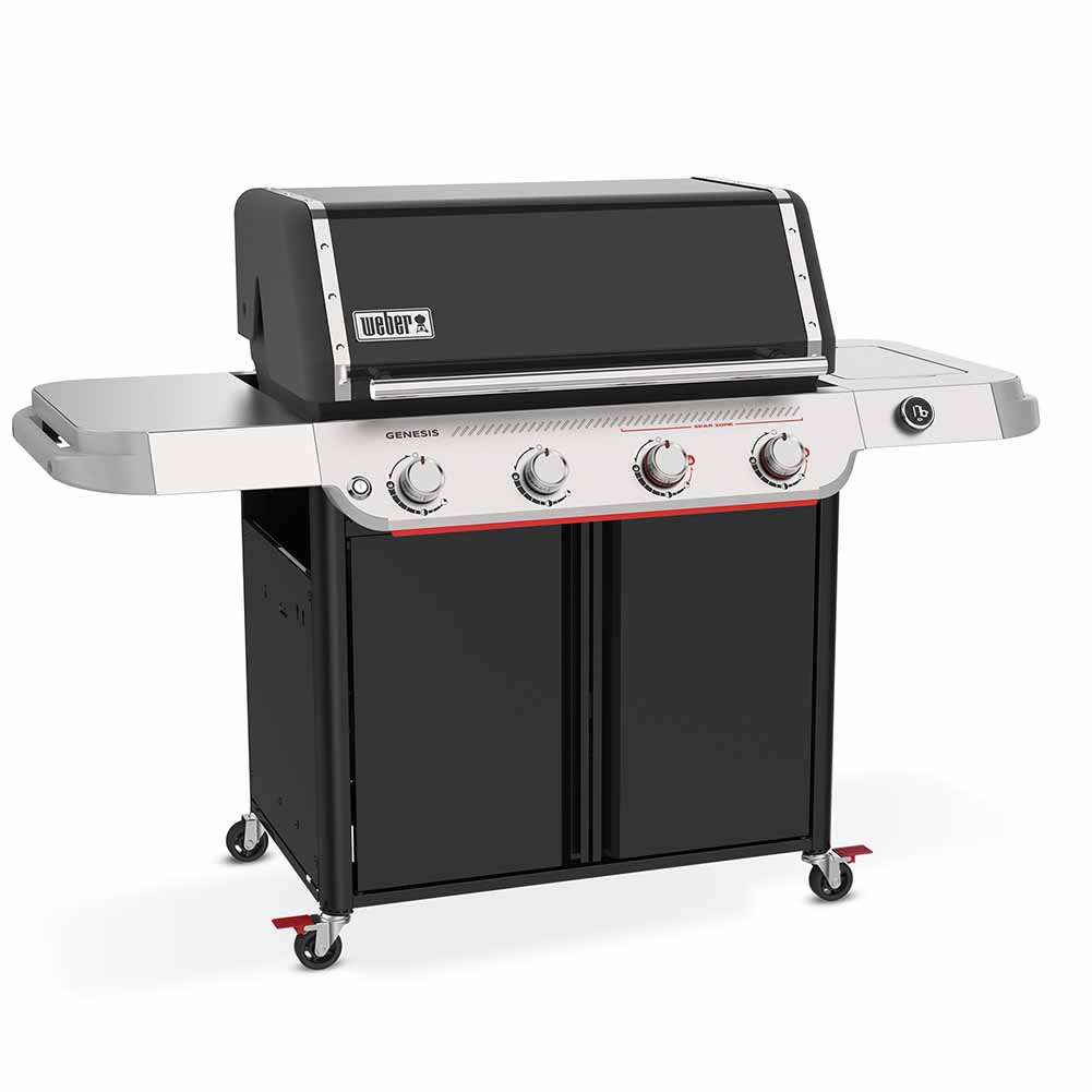 Weber Genesis E-425W Barbecue a gas 4 bruciatori con Sear Zone Boost e copertura Weber Premium 5