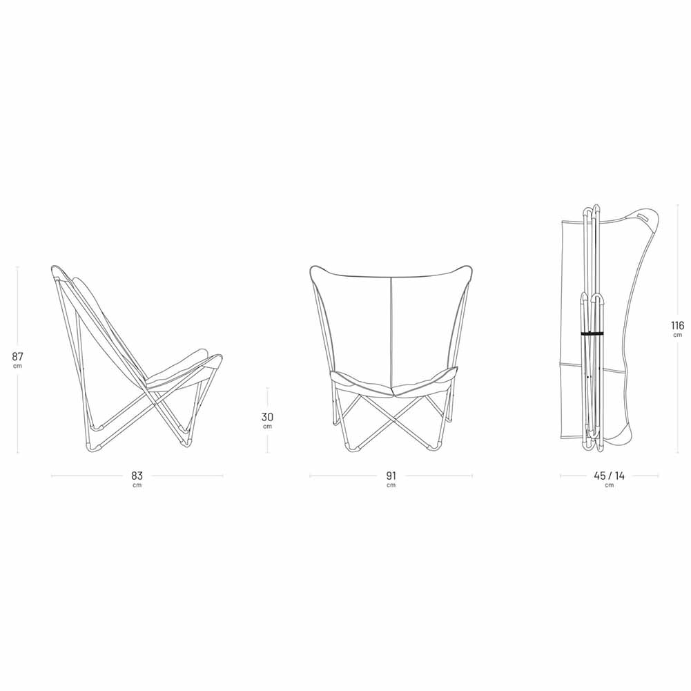 Poltrona Lafuma Pop Up XL BeComfort Moka LFM5183.9935 4