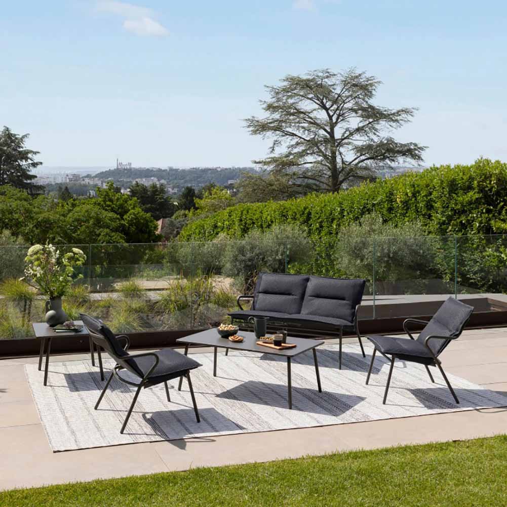 Poltrona bassa Lafuma Vence BeComfort grigio Dark Grey LFM5347.8902 4