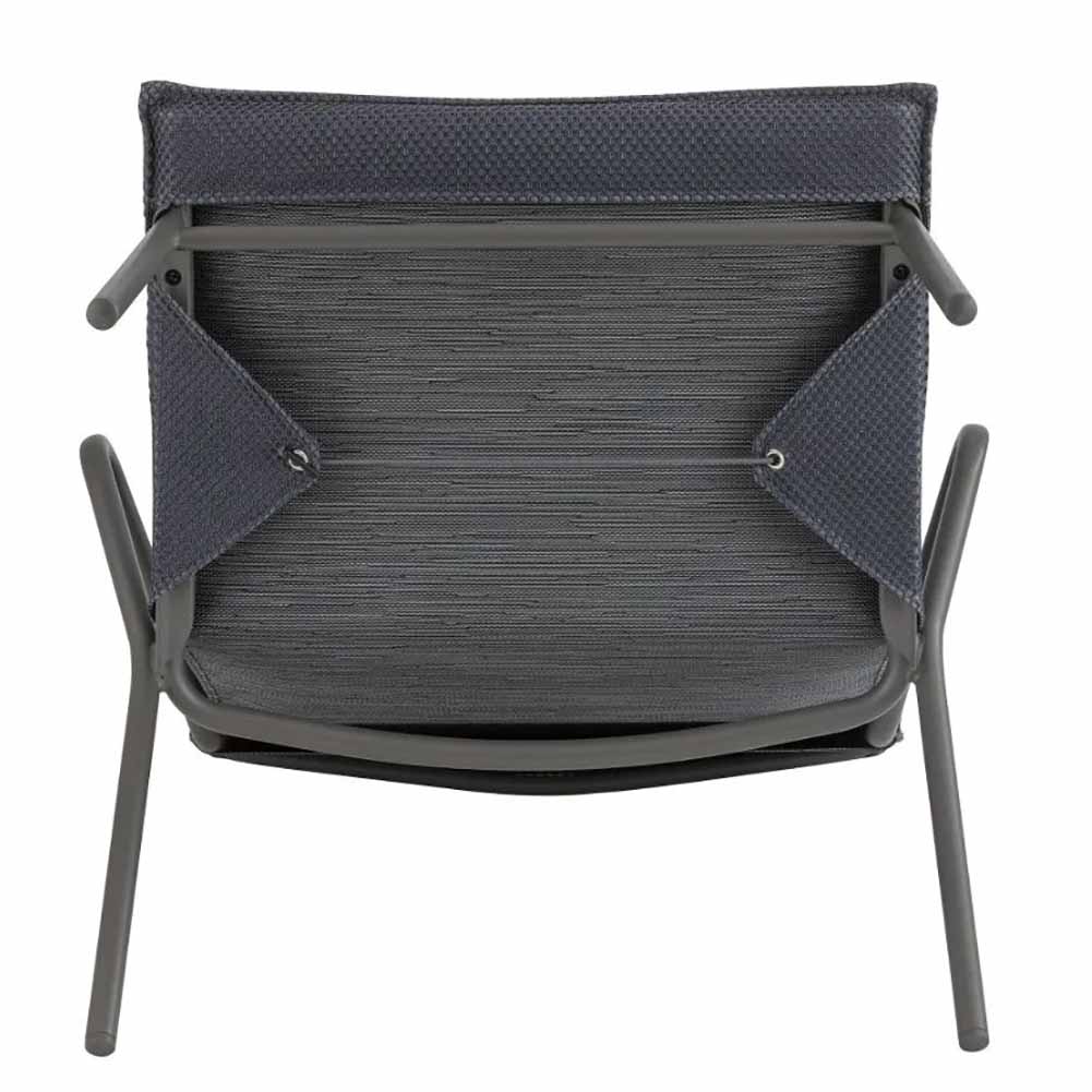 Poltrona bassa Lafuma Vence BeComfort grigio Dark Grey LFM5347.8902 5