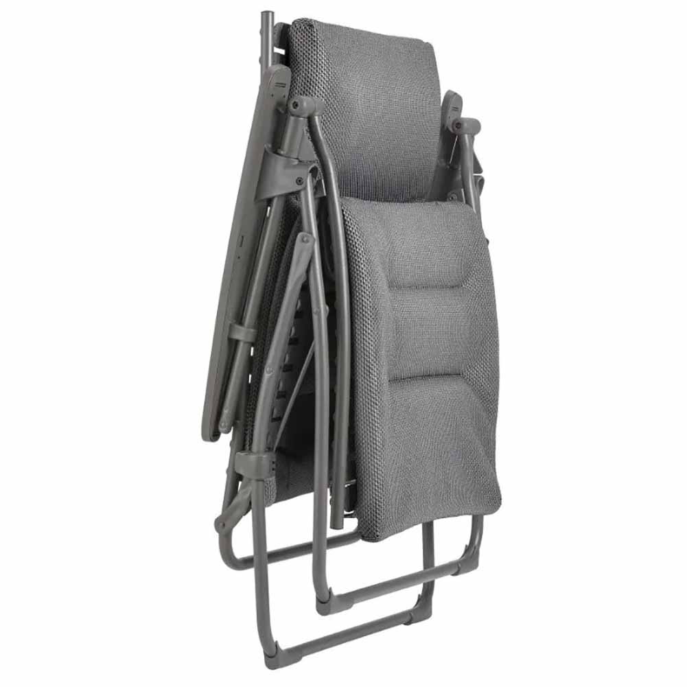 Poltrona Relax Evolution BeComfort Grigio Ash Grey con accessori LFM5361.9952 2