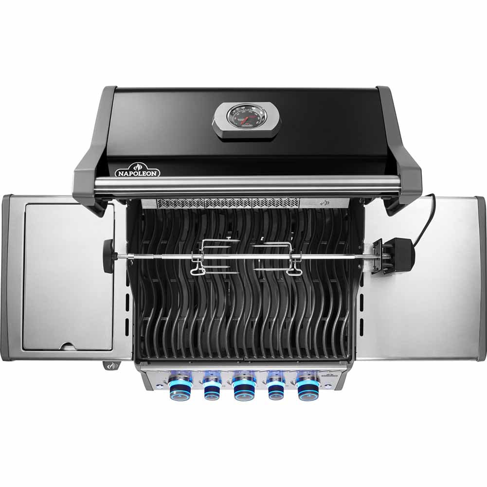 Barbecue a gas Napoleon Rogue PRO-S 425 RSIB 3+2 bruciatori e kit girarrosto 4