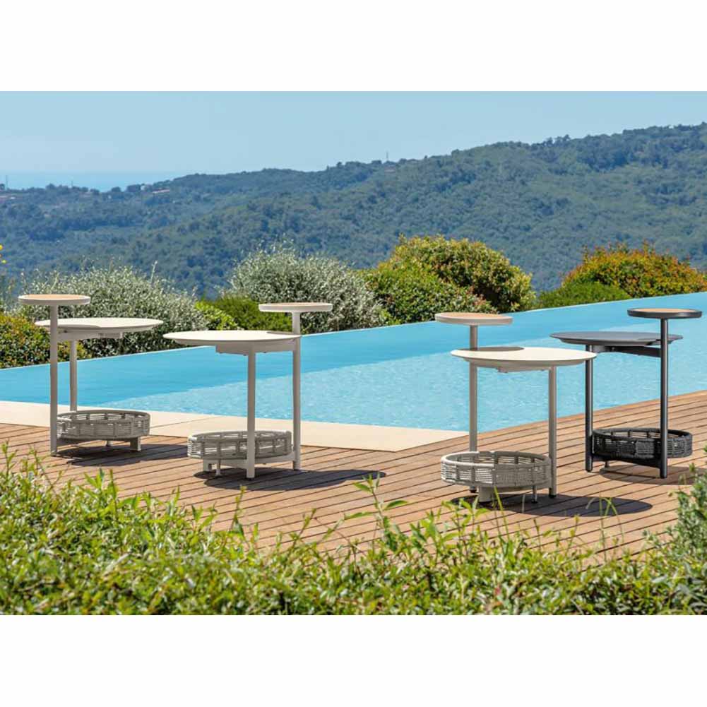 Tavolino da caffè Sylvie Warm white teak Talenti 3