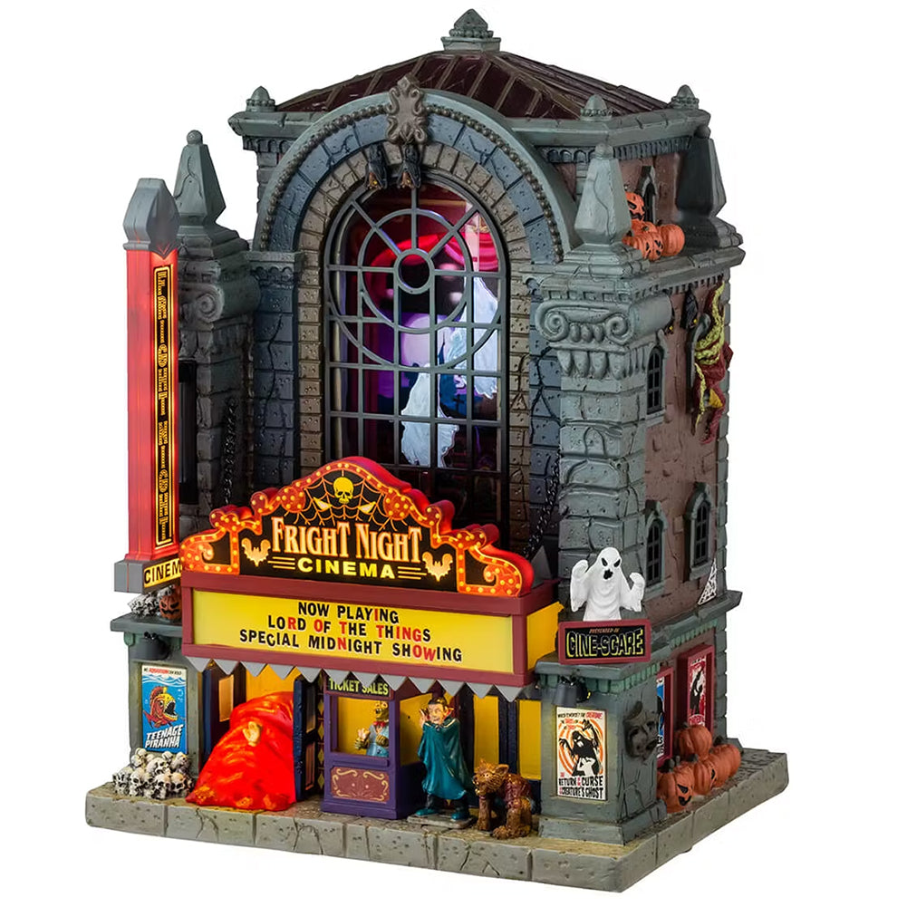 Fright Night Cinema Spooky Town Lemax Cod 45203 1