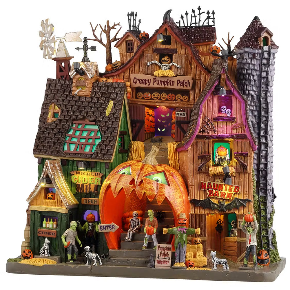 Creepy Pumpkin Patch Spooky Town Lemax Cod 45210 1