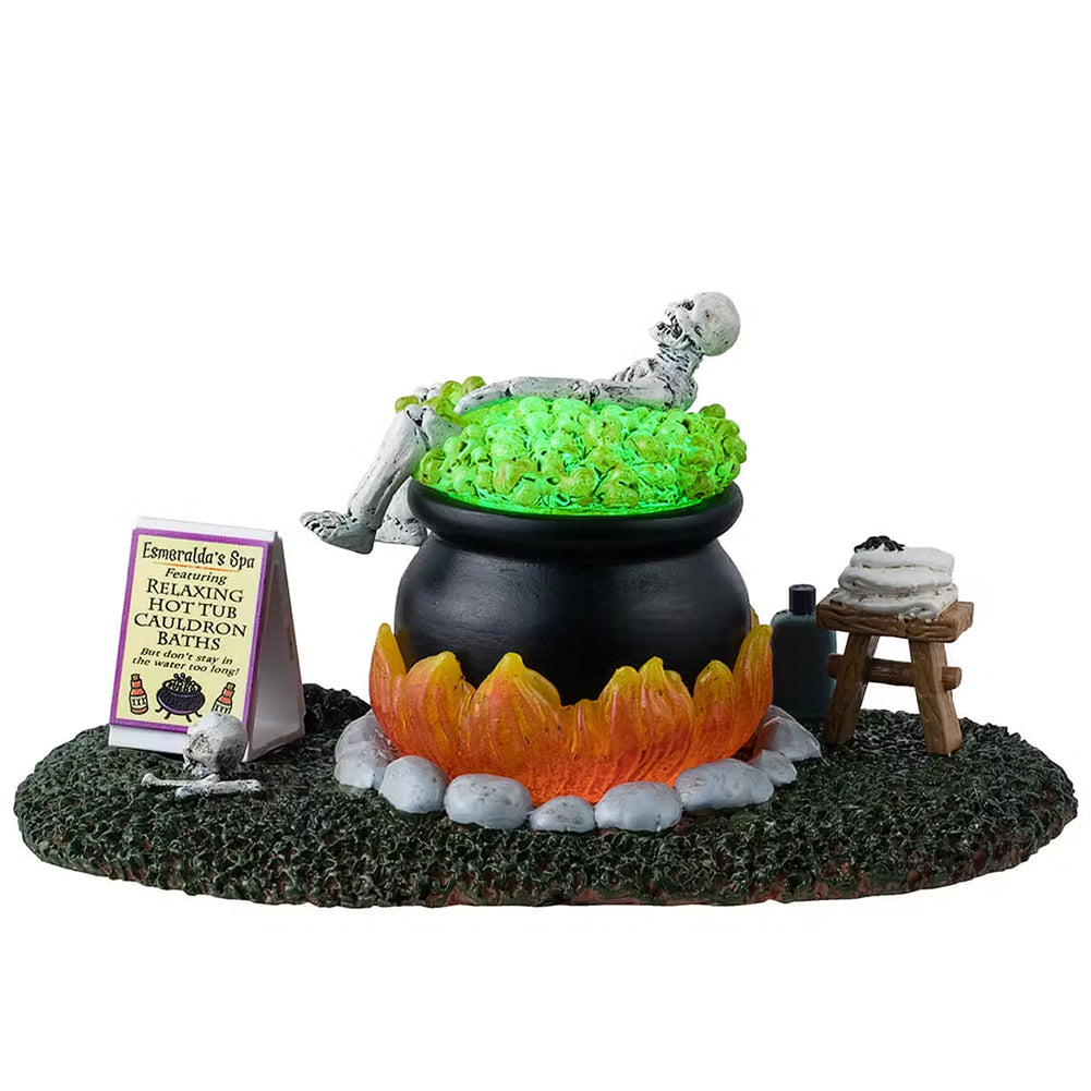 Nothing Like A Hot Bath Spooky Town Lemax Cod 44302 4