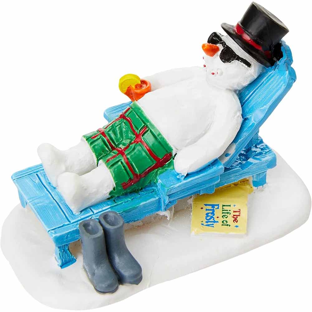 Relaxing Snowman Lemax Cod 12039 1
