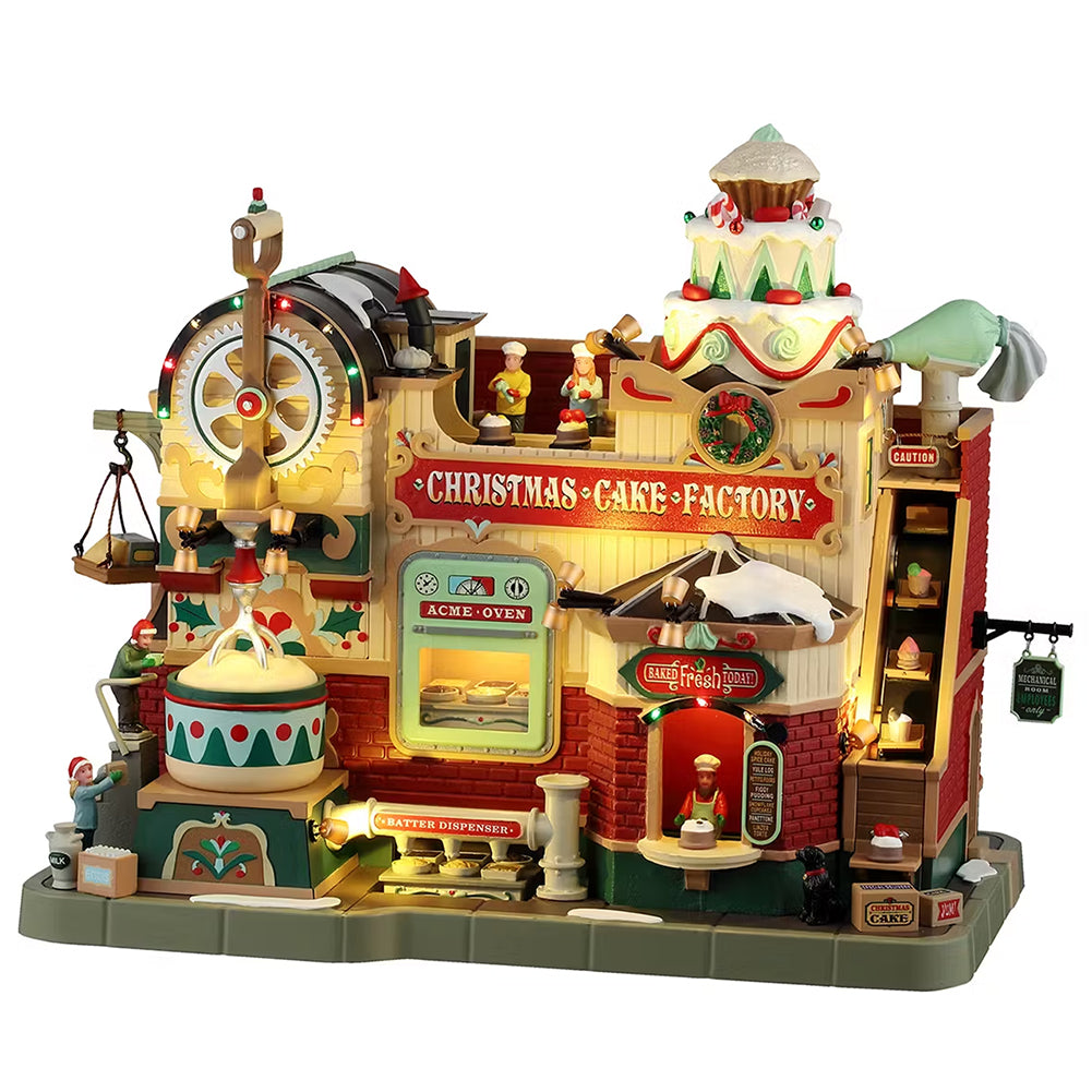 Christmas Cake Factory Caddington Village Lemax Cod 45268 1