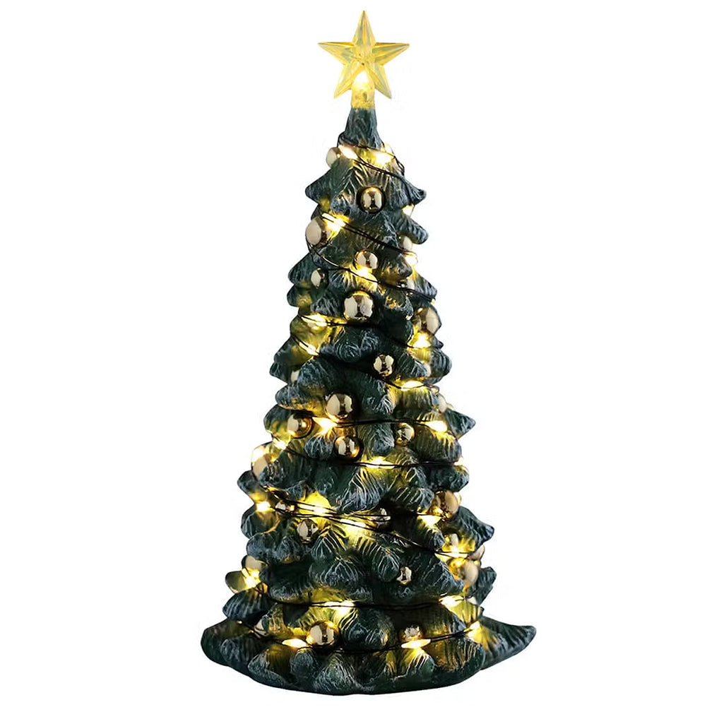 Snowy Christmas Tree, Clear Light Lemax Cod 54526 1