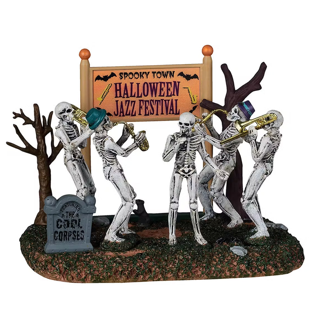 Spooky Town Halloween Jazz Festival Spooky Town Lemax Cod 53735 1