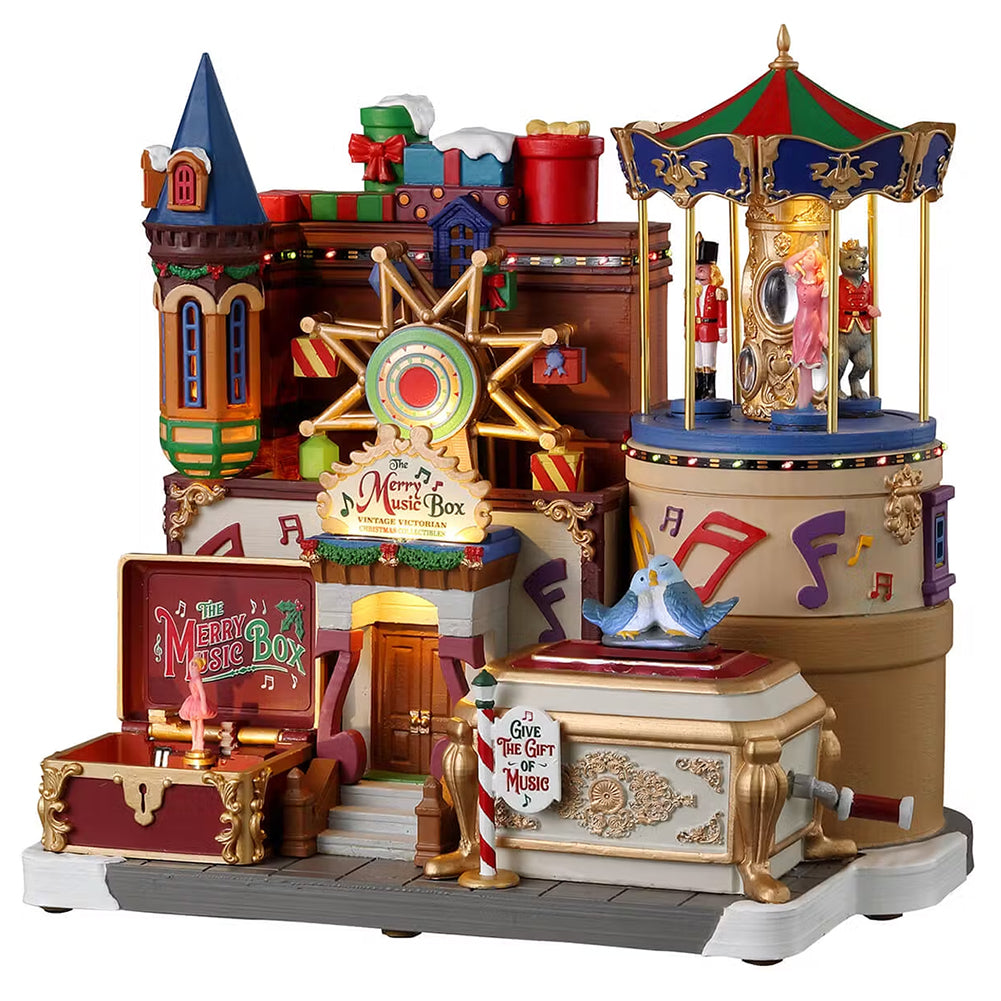 The Merry Music Box Caddington Village Lemax Cod 35021 1