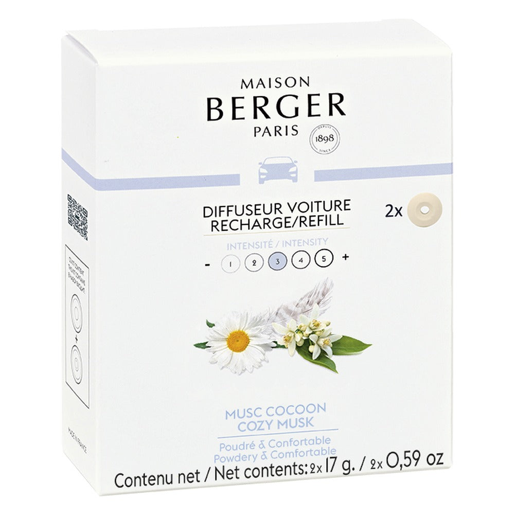 Ricarica per Profumatore Auto Maison Berger Musc Cocoon 2 pz 1