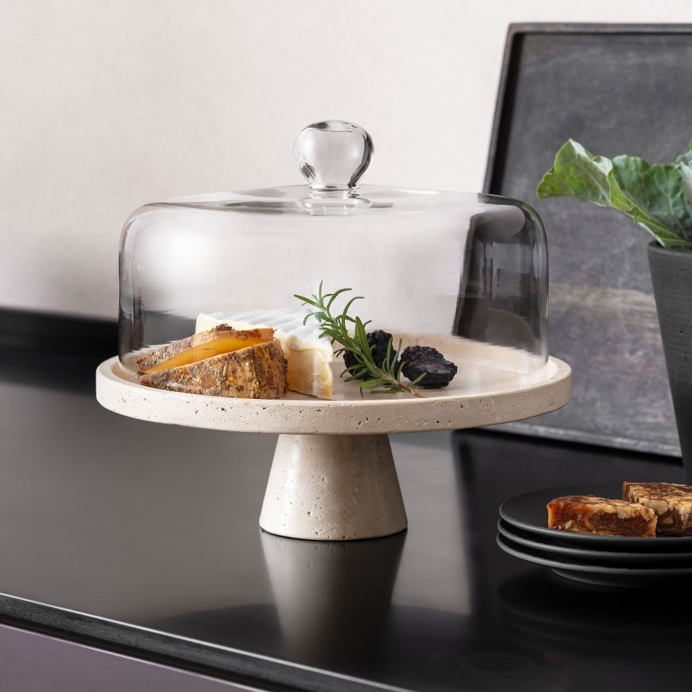 Cloche Manufacture Travertine Trasparente 25,5cm Villeroy & Boch 1