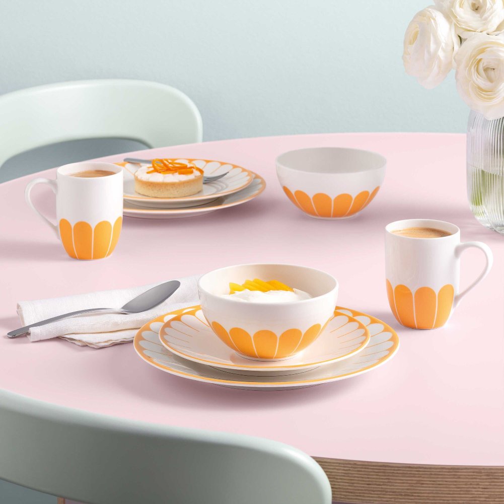 Piatto Frutta Fleur Giallo 21,2cm Villeroy & Boch 1