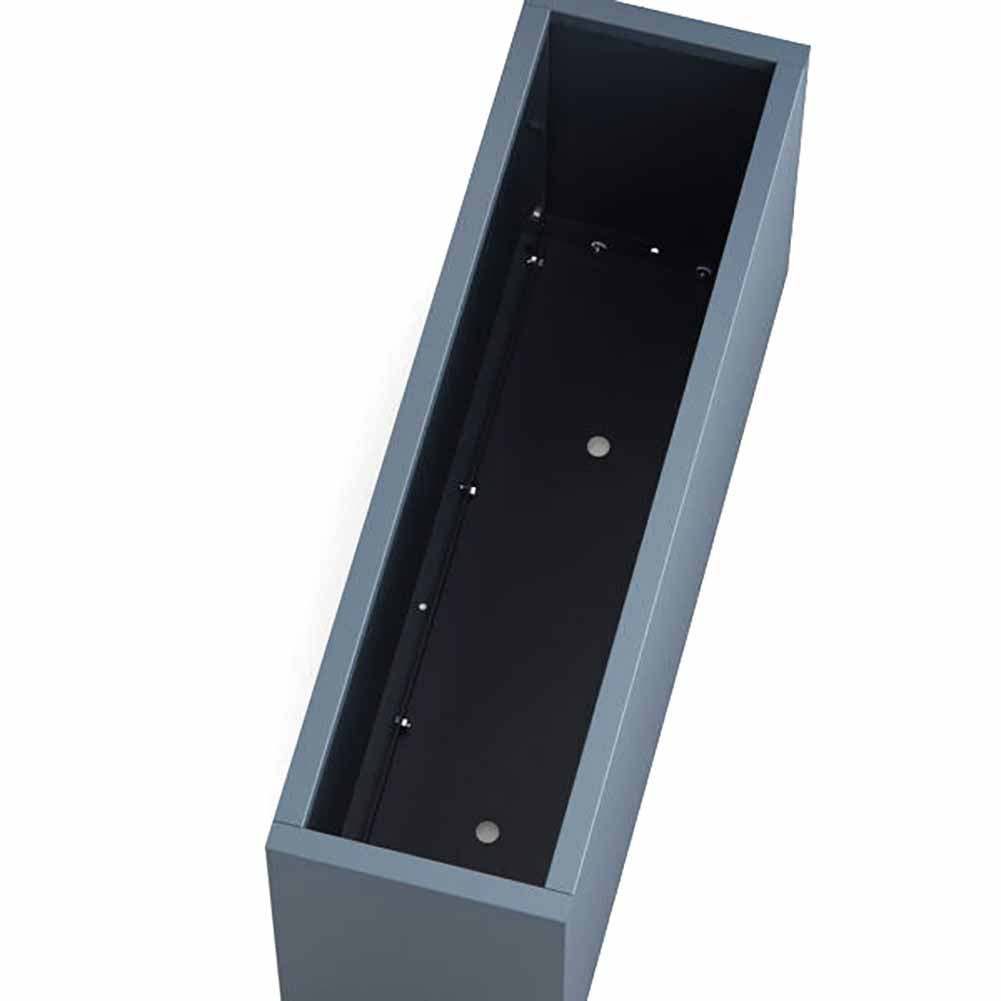 Fioriera Herstera Metal Planter 30 Antracite 100x30x50cm 08972803 5