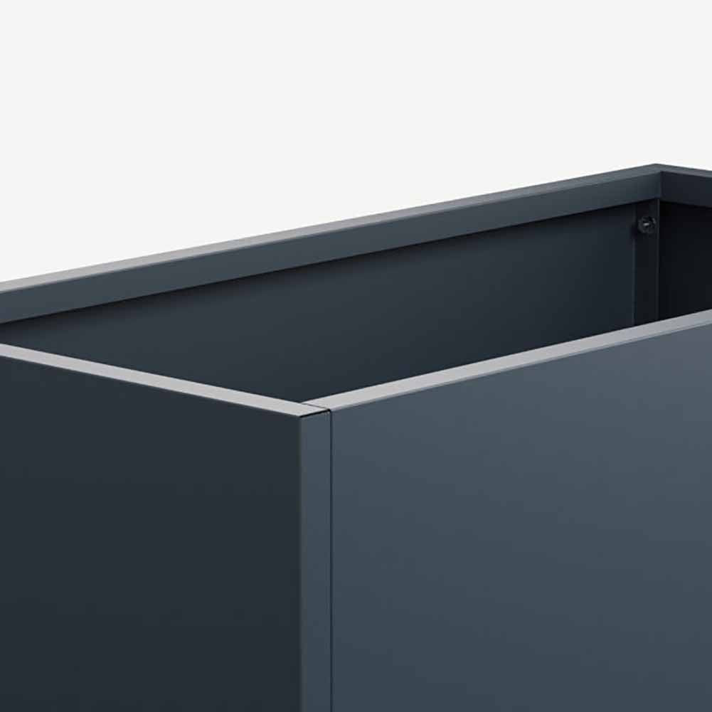 Fioriera Herstera Metal Planter 50 Antracite 100x50x50cm 08971403 7