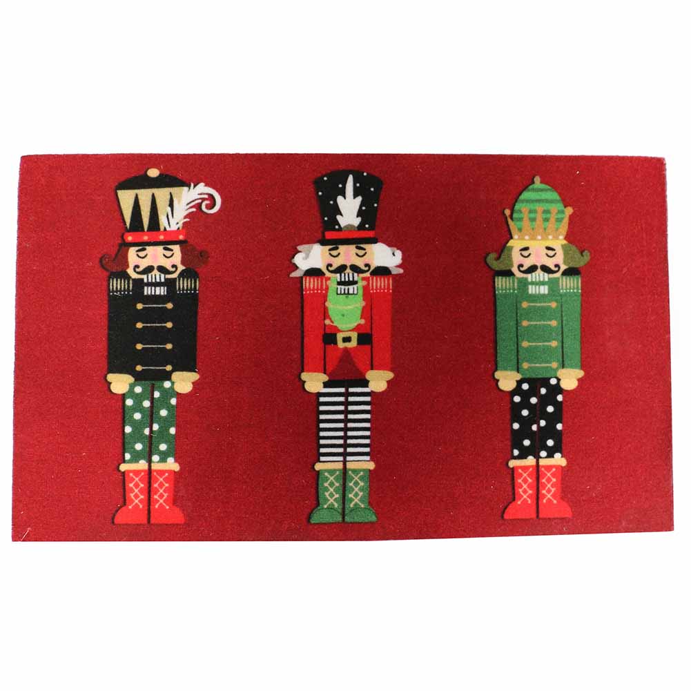 Zerbino Natalizio con Soldatini Schiaccianoci 76X43cm 1