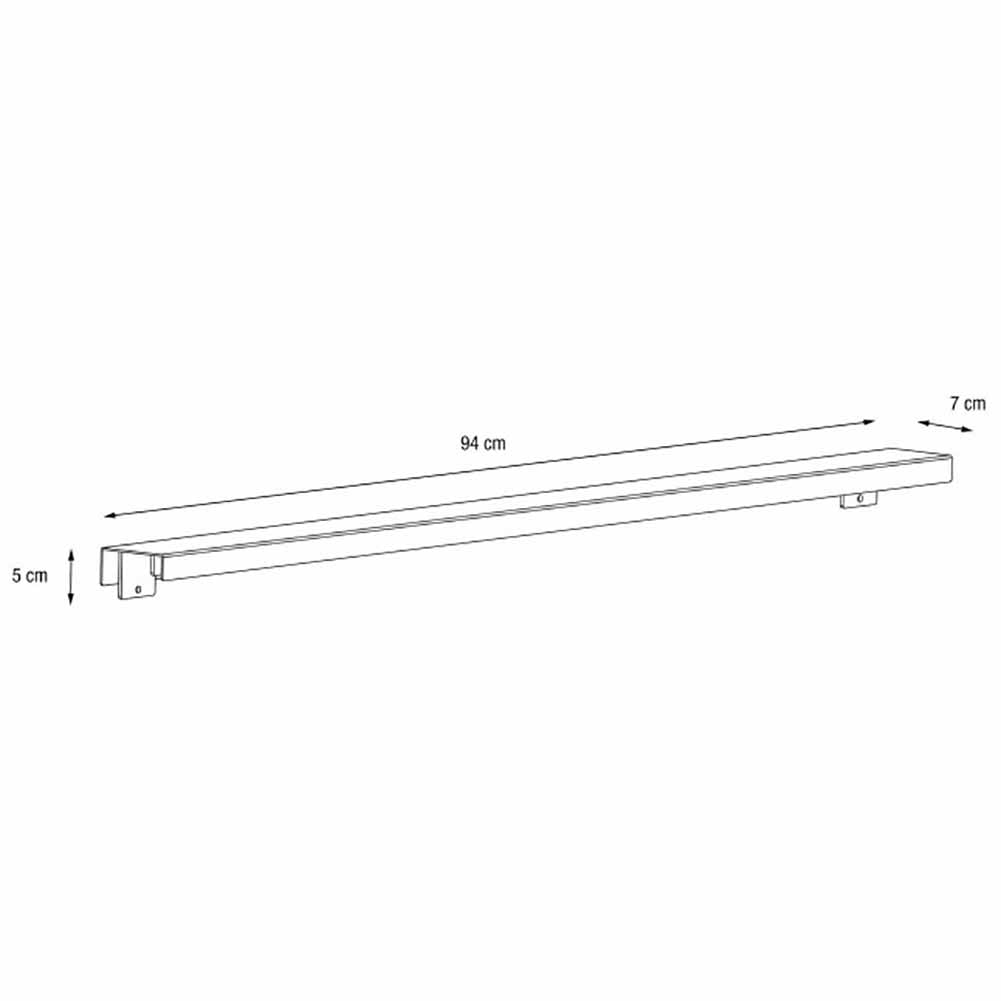Supporto magnetico per luci Herstera per fioriere Bianco 100 cm 08983002 2