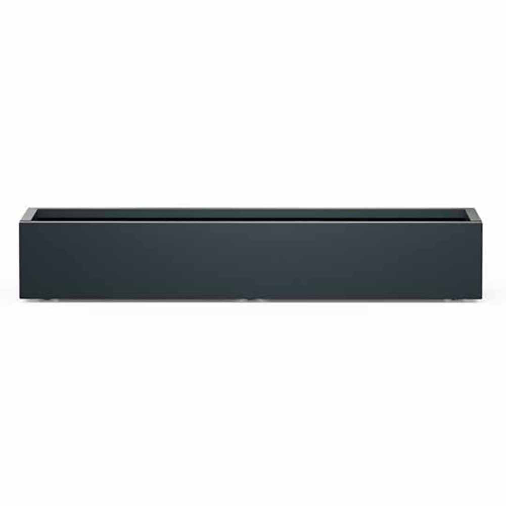 Fioriera Herstera Metal Planter Xic nera 150x40x25cm 31823001 2