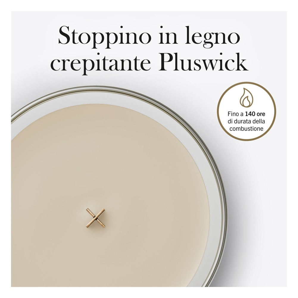Candela Grande WoodWick Patchouli Crème 5