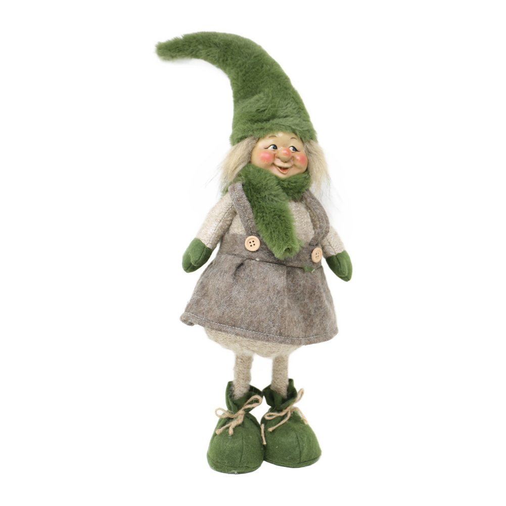 Folletto del bosco grigio e verde We Love Christmas 55 cm assortito bambino/bambina 1